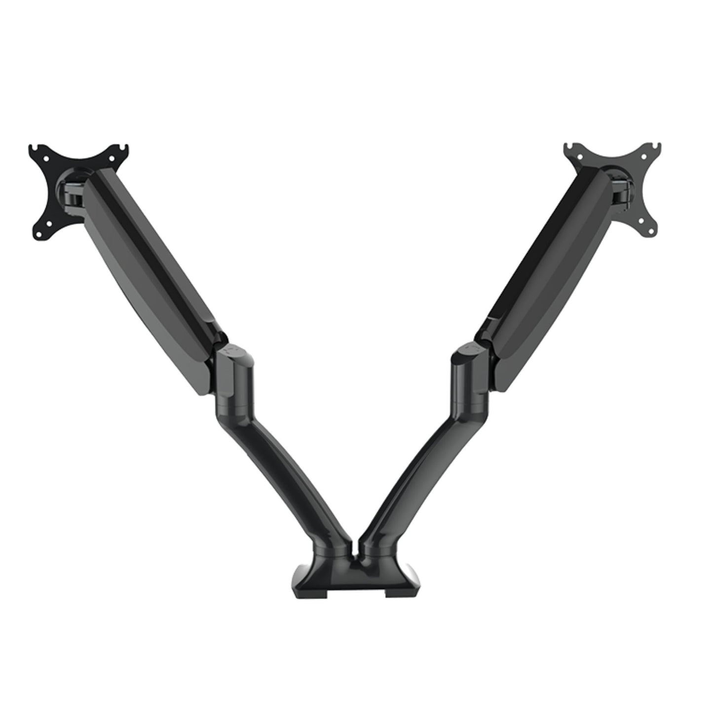 Dual Gas Spring Monitor Stand - Black