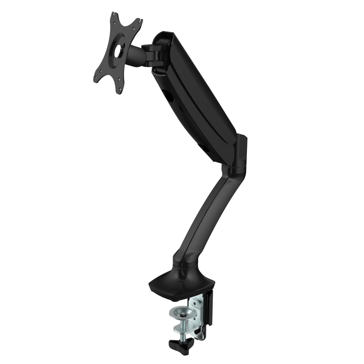Single Gas Spring Monitor Stand - Black