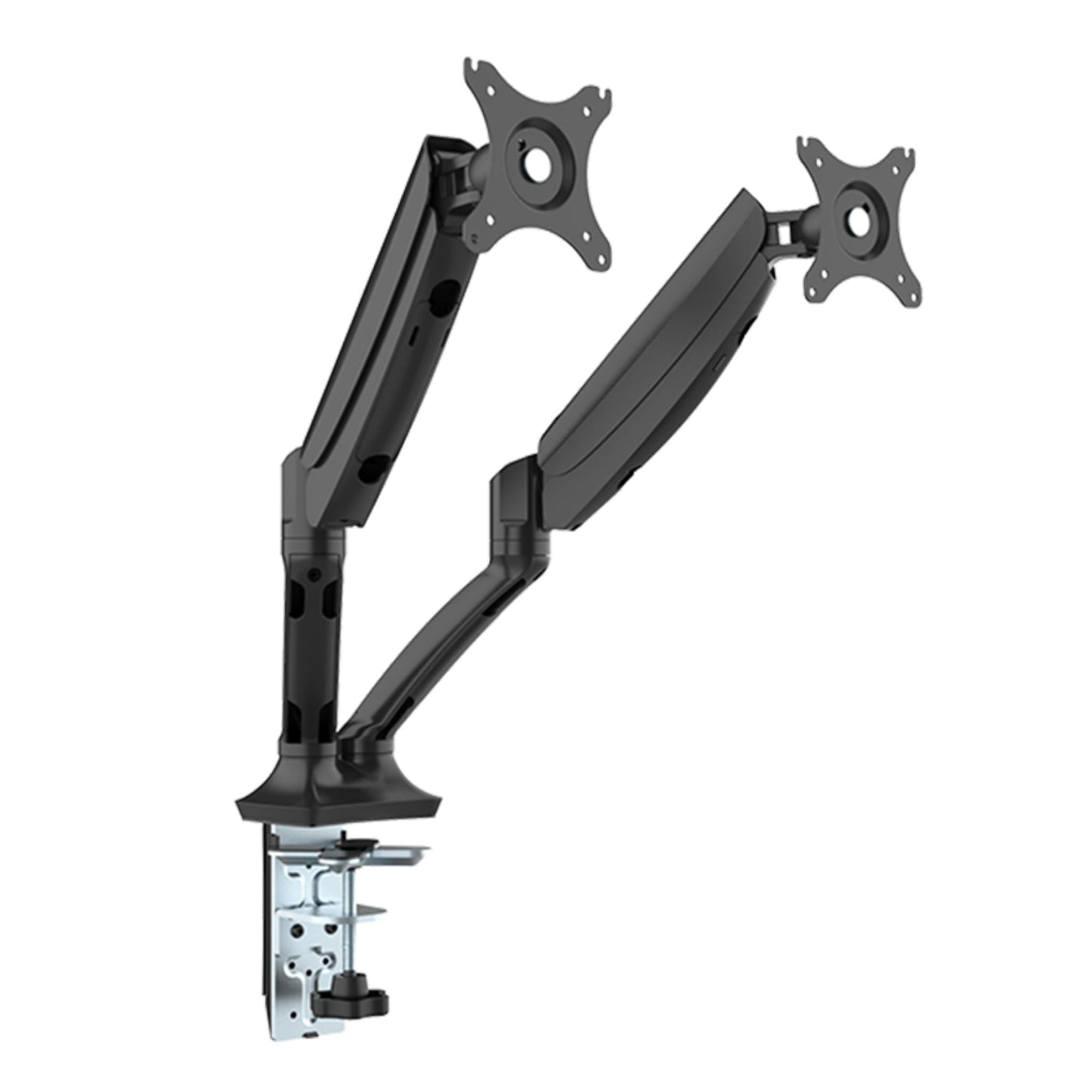 Dual Gas Spring Monitor Stand - Black