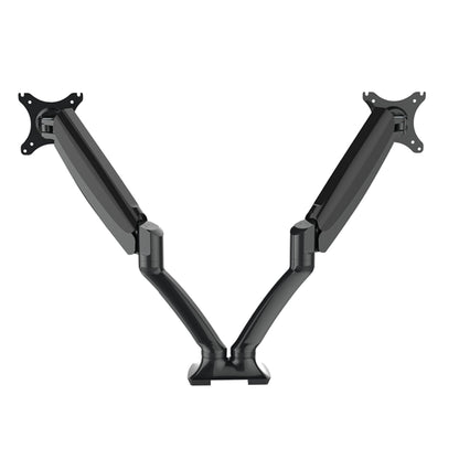 Dual Gas Spring Monitor Stand -  Black