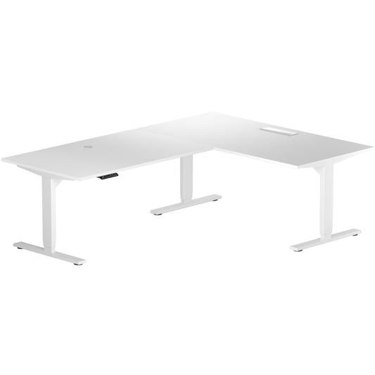 Corner Ryzer Standing Desk 78”x60” White