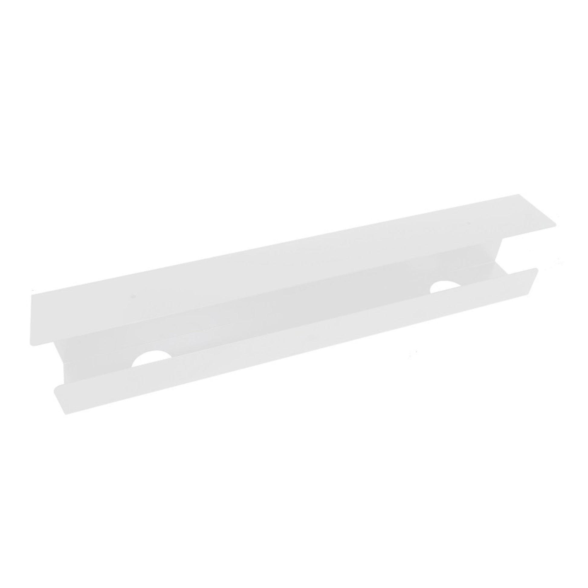 Under Desk Cable Tray Organizer White