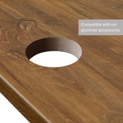 Rustic Hickory Tabletop grommet